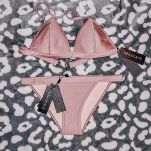 New rose gold bathing suit